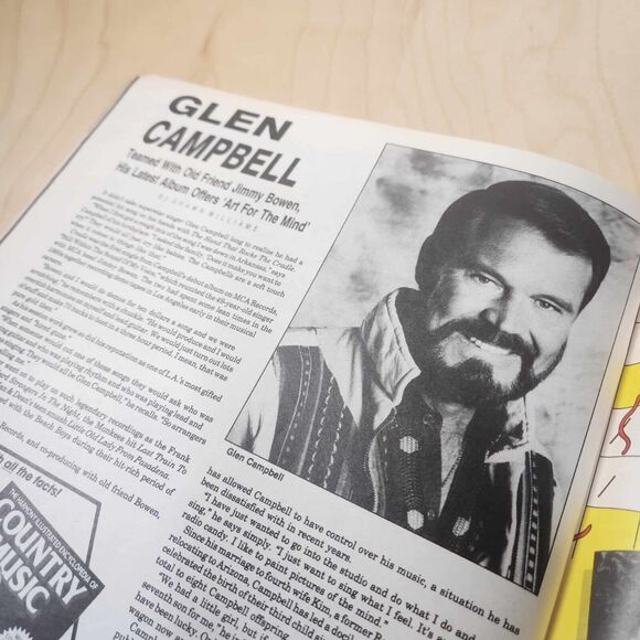 Vintage Music City News Magazine November 1987 Randy Travis Cover Country Music - Picture 6 of 7